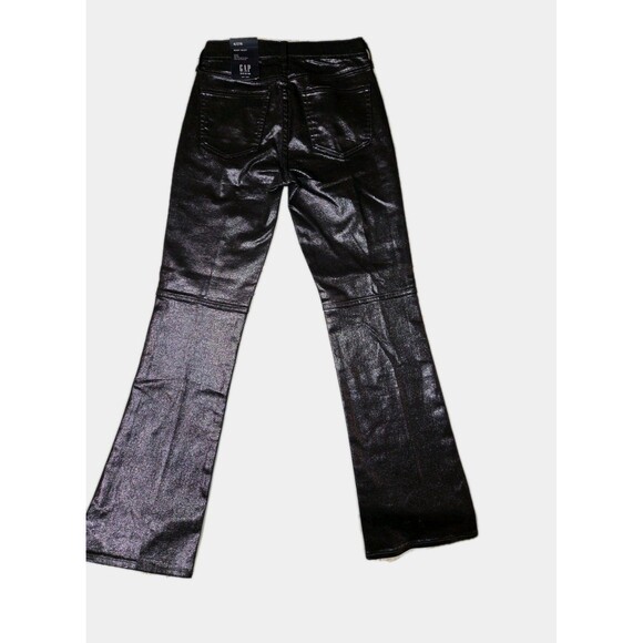 GAP DENIM Baby Boot Jeans - SHINY TEXTURED DENIM- Size 4/27R (New $99-Sold Out) - Picture 8 of 9